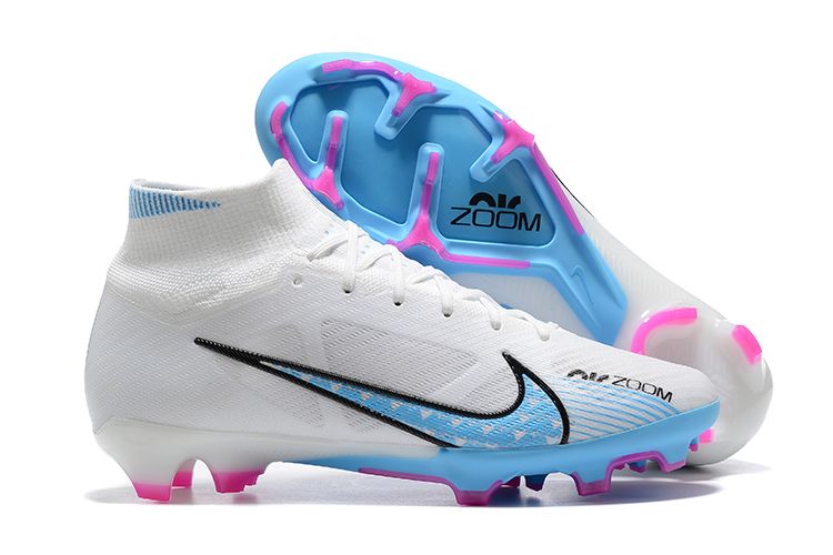 Nike Air Zoom Mercurial Superfly IX Elite FG blanco azul